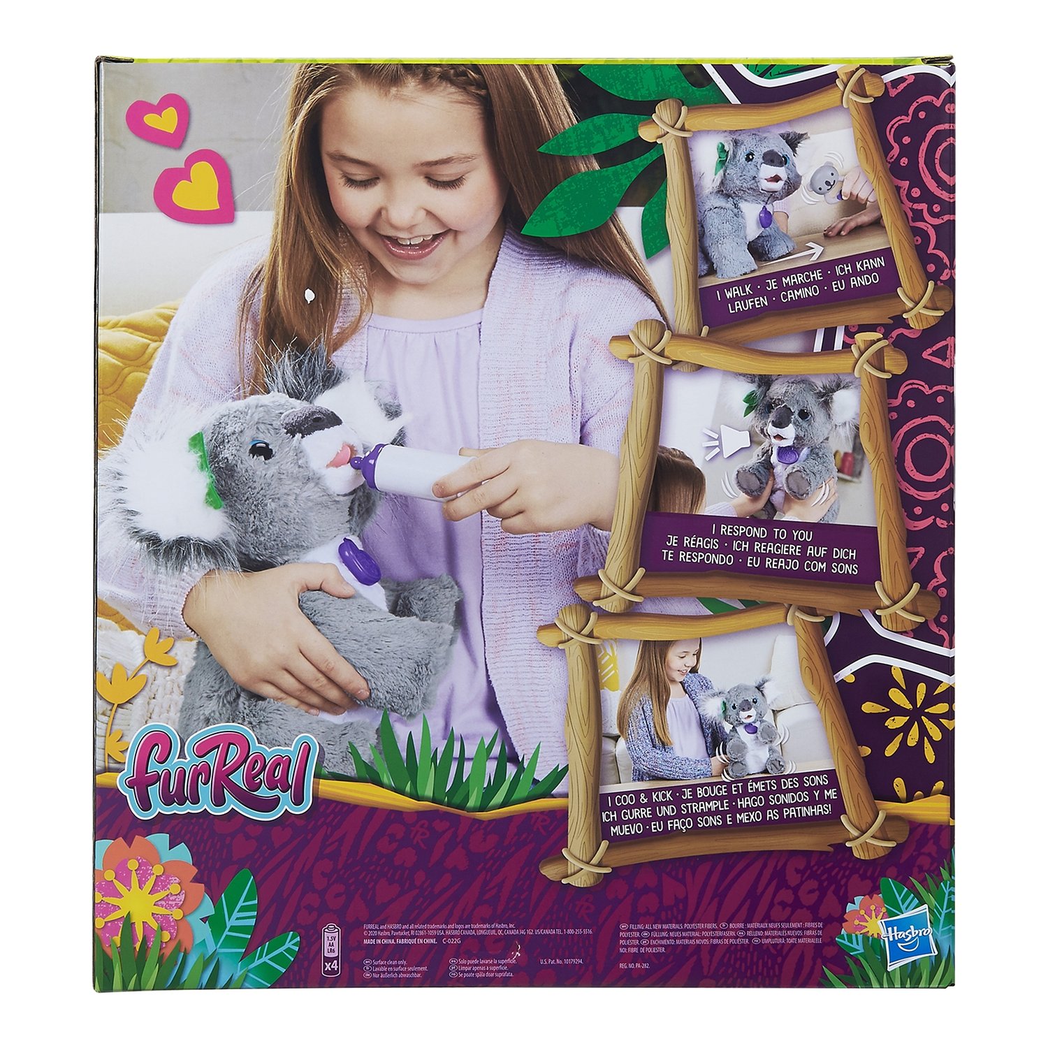 Отзывы о интерактивная игрушка Hasbro FurReal Friends Коала Кристи - отзывы  покупателей на Мегамаркет | интерактивные животные E96185L0 - 100027407843