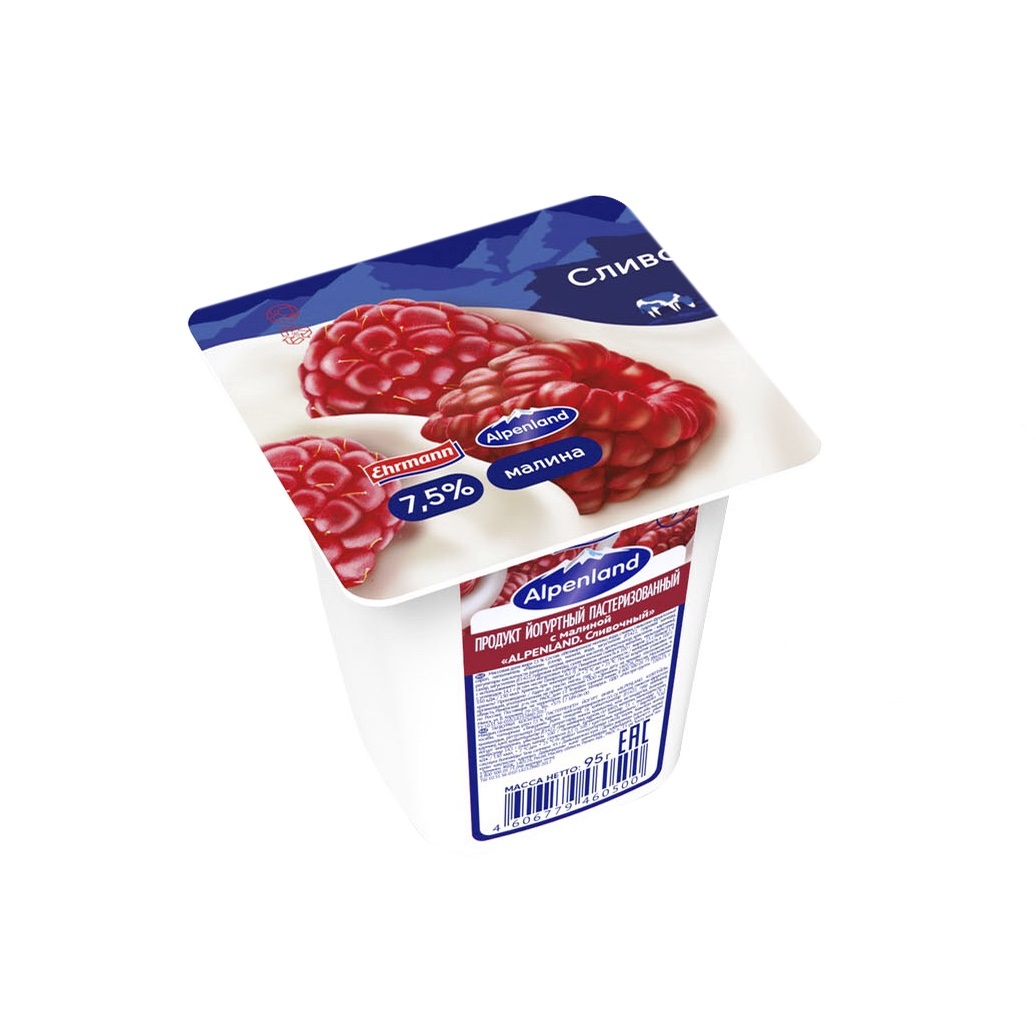 Йогуртный продукт Alpenland малина клубника 7,5? г бзмж - отзывы покупателей на маркетплейсе Мегамаркет | Артикул: 100028185245