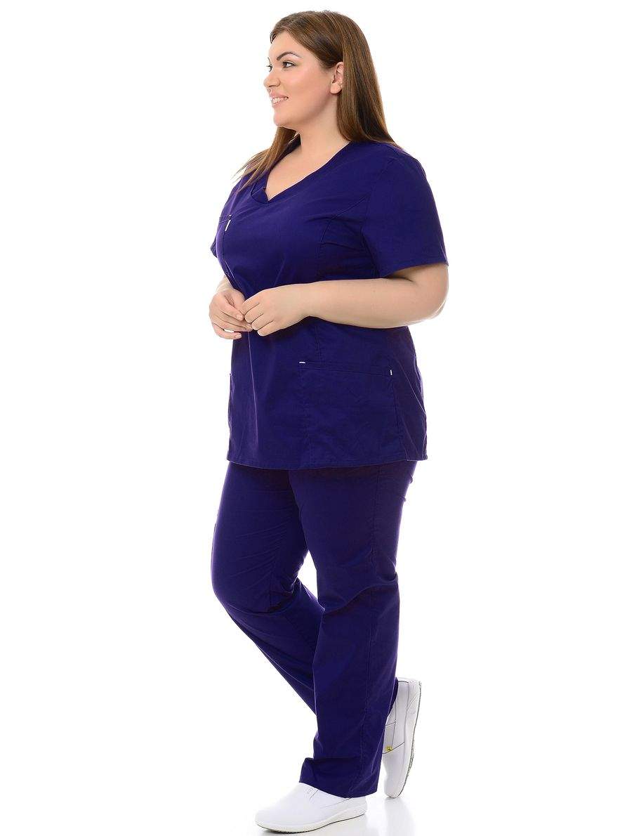 Костюм медицинский женский MedicalWear Магнолия 3 102 синий 42 RU