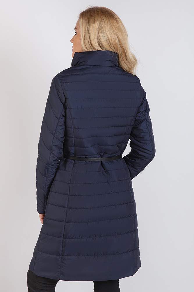 Пальто женское Snow Guard XS18-J09-3155/1 синее 44 RU