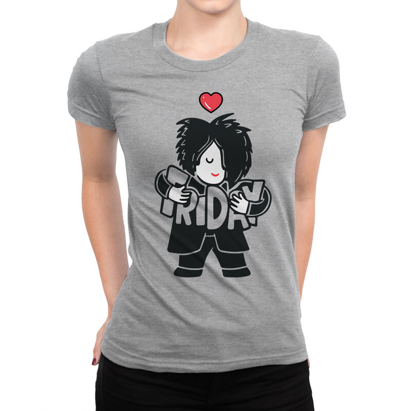 Футболка женская Dream Shirts The Cure - Friday I'm In Love 9899161111 серая XL