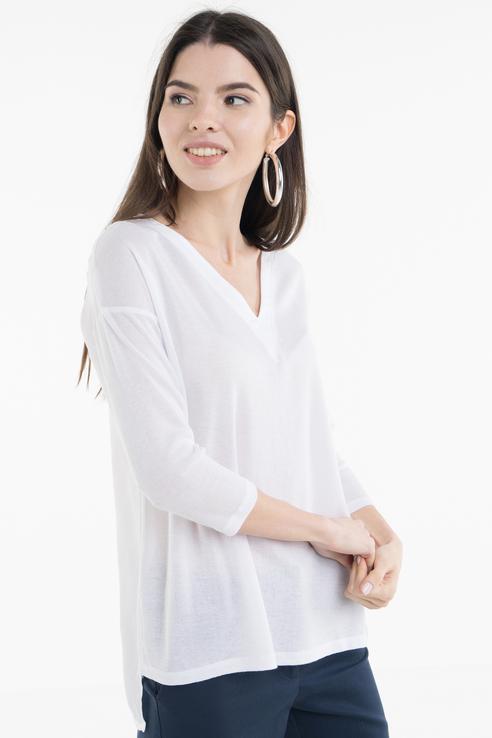 Пуловер женский Baon B218003 белый 44