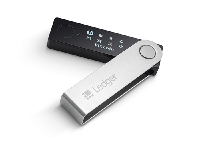 Кошелек для криптовалют Ledger Nano X Silver