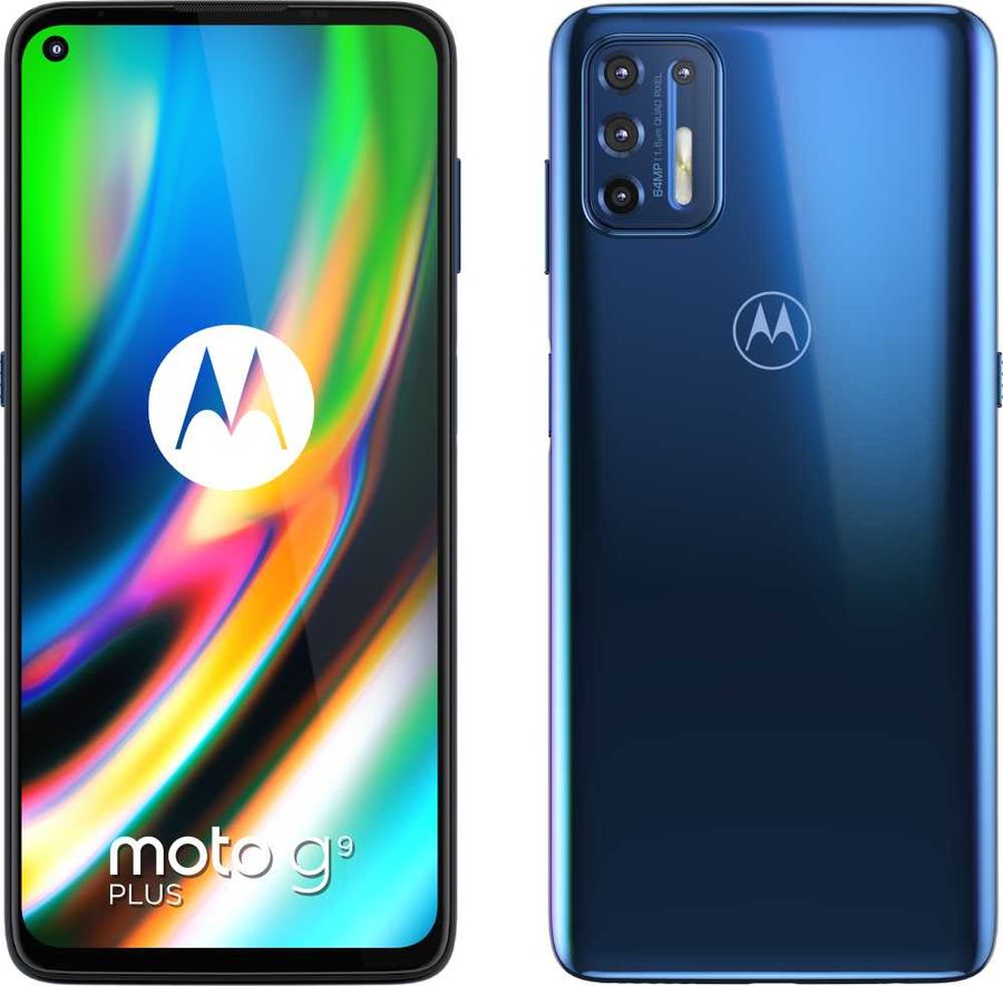 Смартфон Motorola MOTO G9 Plus Blue, купить в Москве, цены в  интернет-магазинах на Мегамаркет