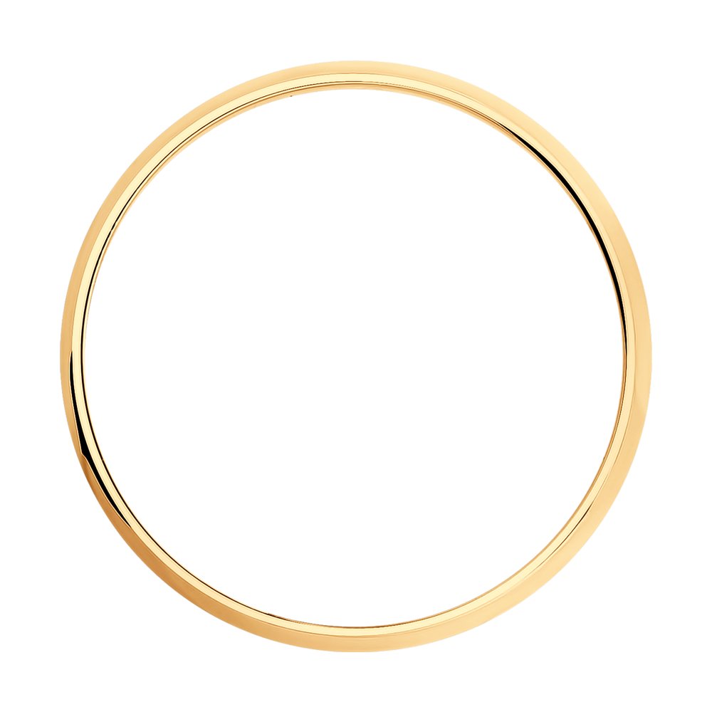 Кольцо обручальное из желтого золота р. 16.5 SOKOLOV 110032