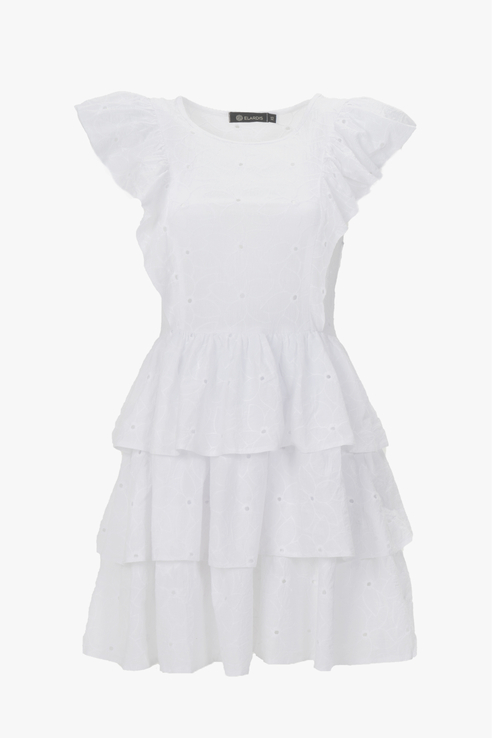 Повседневное платье женское ELARDIS El_W10343 белое L