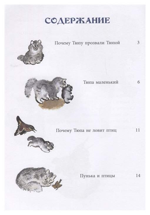 Почему тюпа не ловит птиц. Е. И. Чарушина 