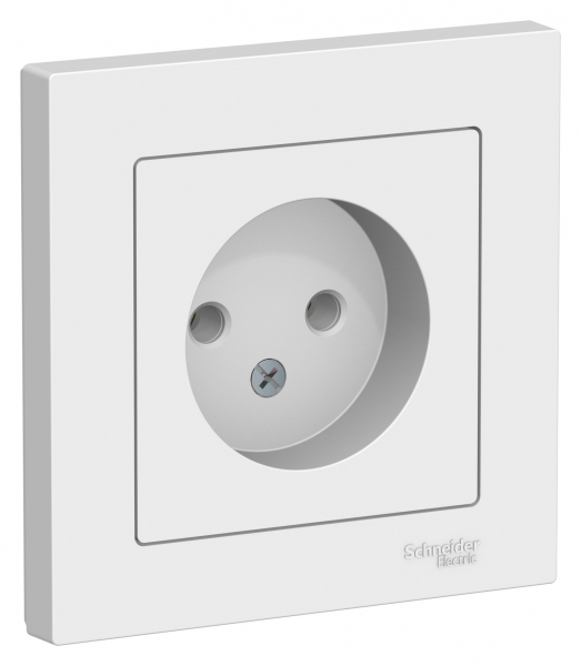 Розетка SE AtlasDesign Белый б/з, 16А, в сборе - sbermegamarket.ru