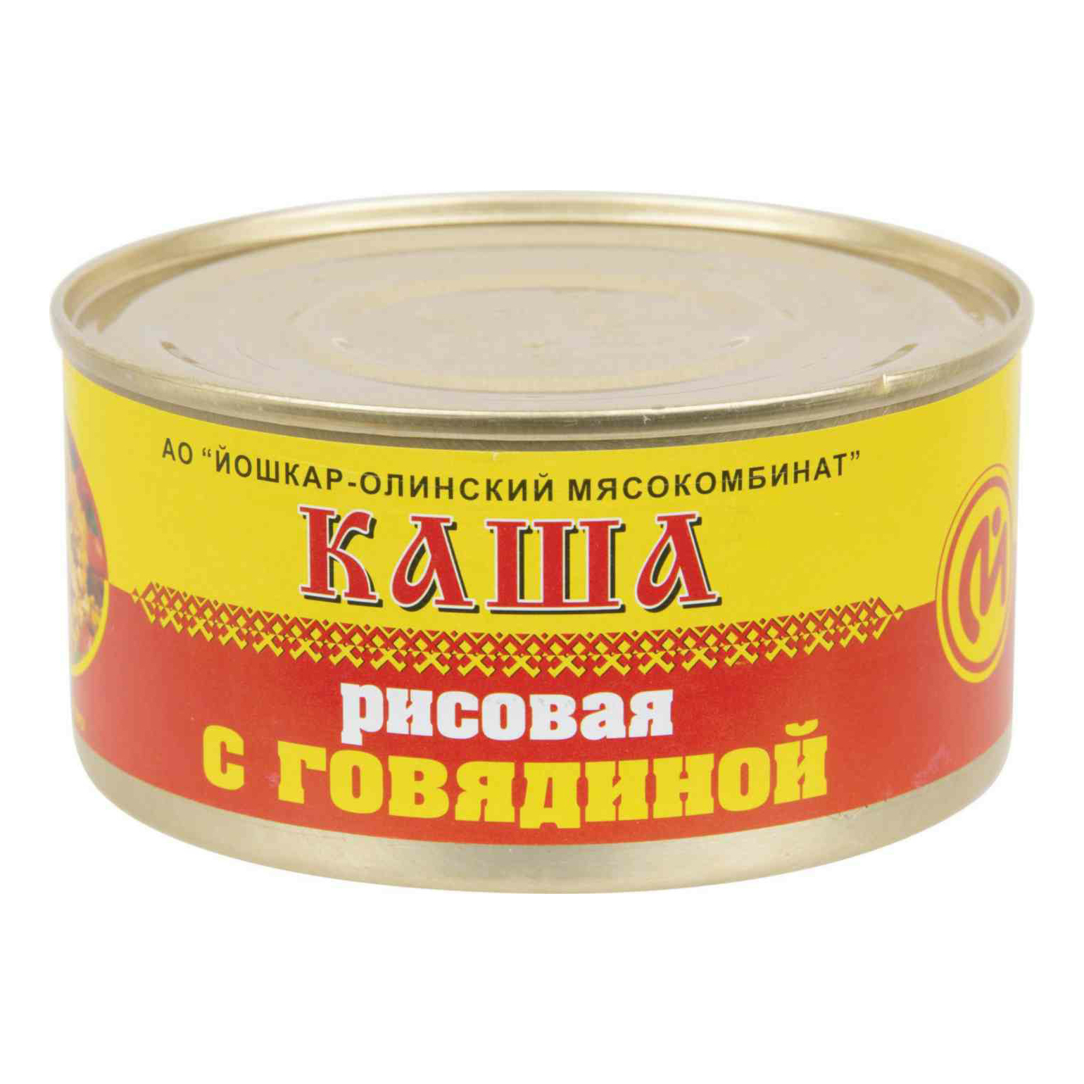 Каша рисовая со свининой консервы