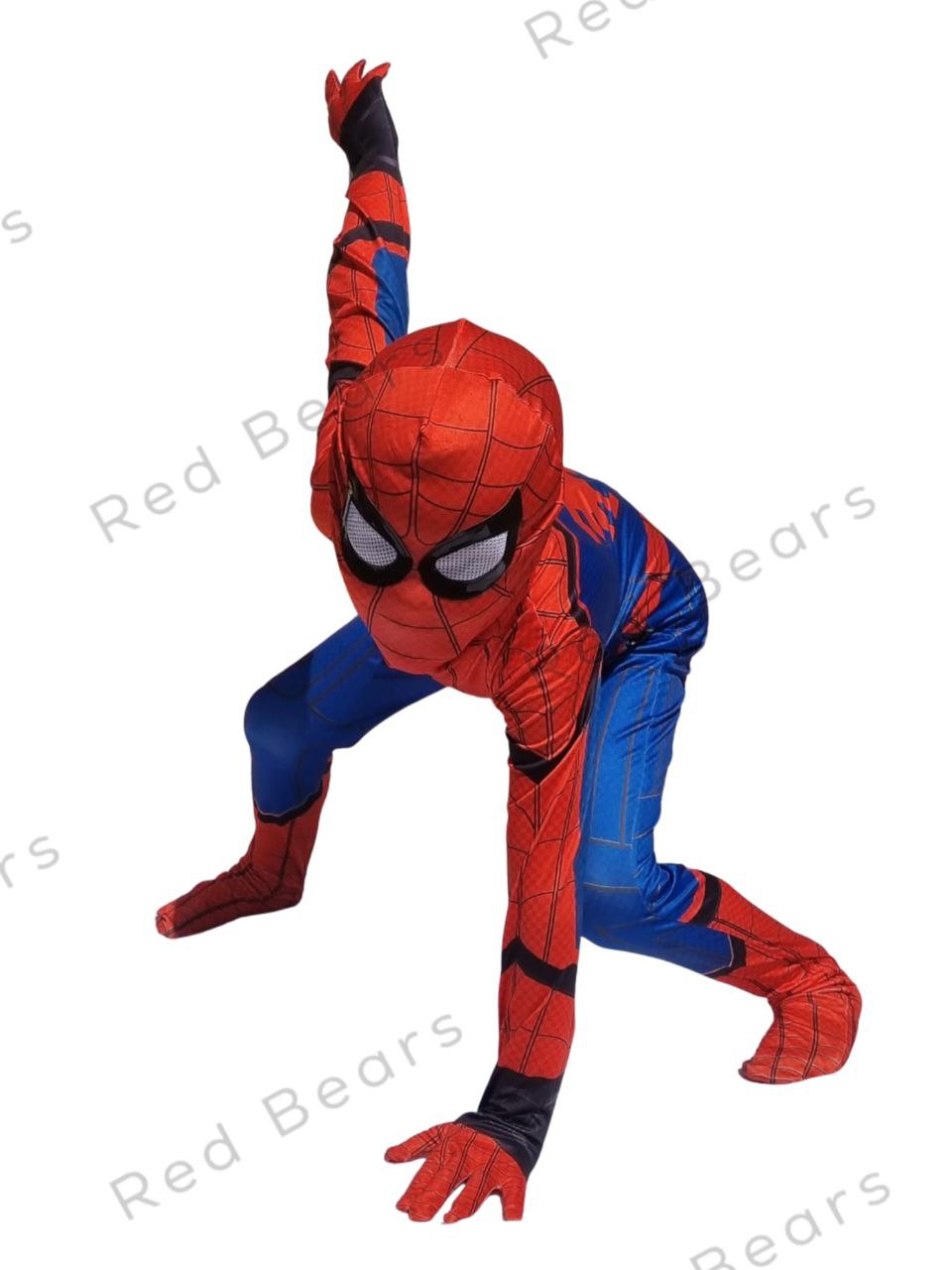 Карнавальный костюм Человек, Паук (красный-голубой) А4, 120 - купить в Red  Bears, цена на Мегамаркет