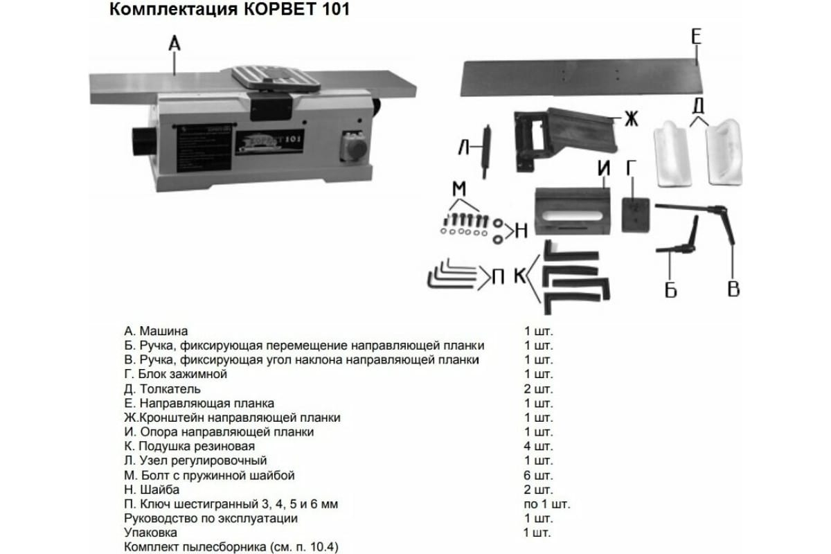 Корвет 101 Станок Строгальный Купить