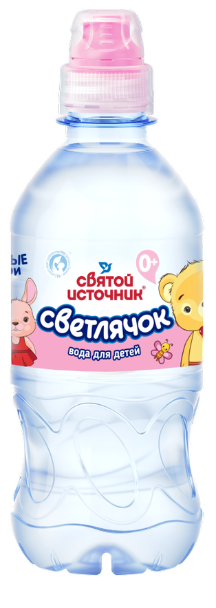 Купить вода Святой источник Светлячок питьевая детская с 0 месяцев, 0,33 л, цены на Мегамаркет | Артикул: 100027321851