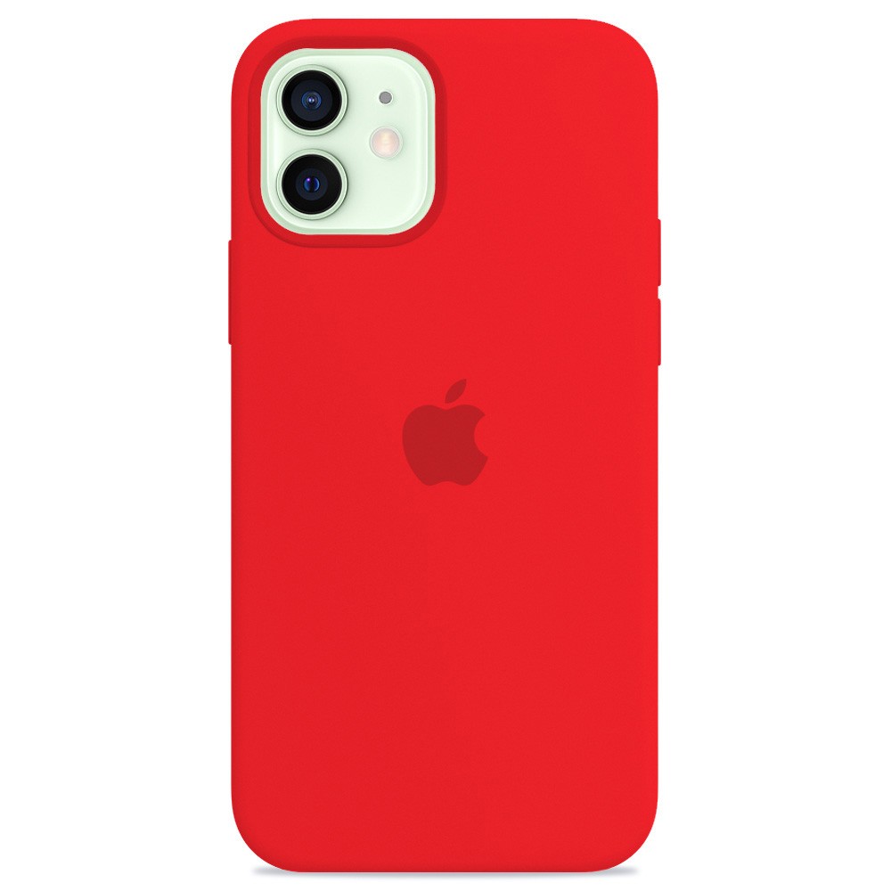 Силиконовый чехол для iPhone 12 Mini, Красный, iGrape - купить в Storex24,  цена на Мегамаркет