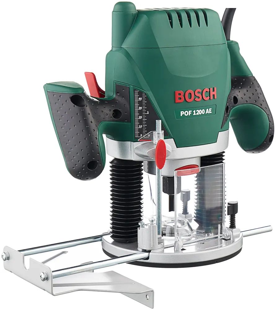 Фрезерная машина вертикальная сетевая Bosch POF 1200 AE 060326A100, 28000  об/мин, 1200 Вт, – купить в Москве, цены в интернет-магазинах на Мегамаркет