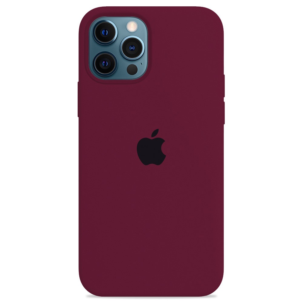 Силиконовый чехол для iPhone 12 Pro/12, Винный, iGrape – купить в Москве,  цены в интернет-магазинах на Мегамаркет