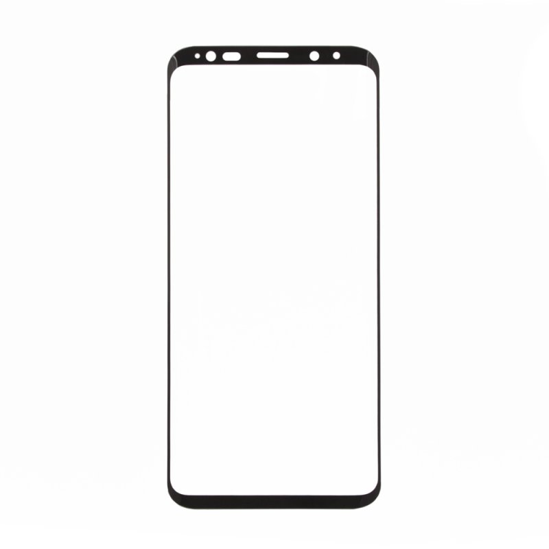 Защитное стекло "LP" для Samsung Galaxy S8 Plus 3D Full Glue Glass 0,33 мм, 9H (черное)