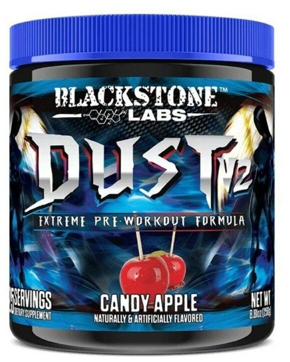 Предтренировочный комплекс BLACKSTONE LABS Dust V2 "Candy Apple" (25 порций)