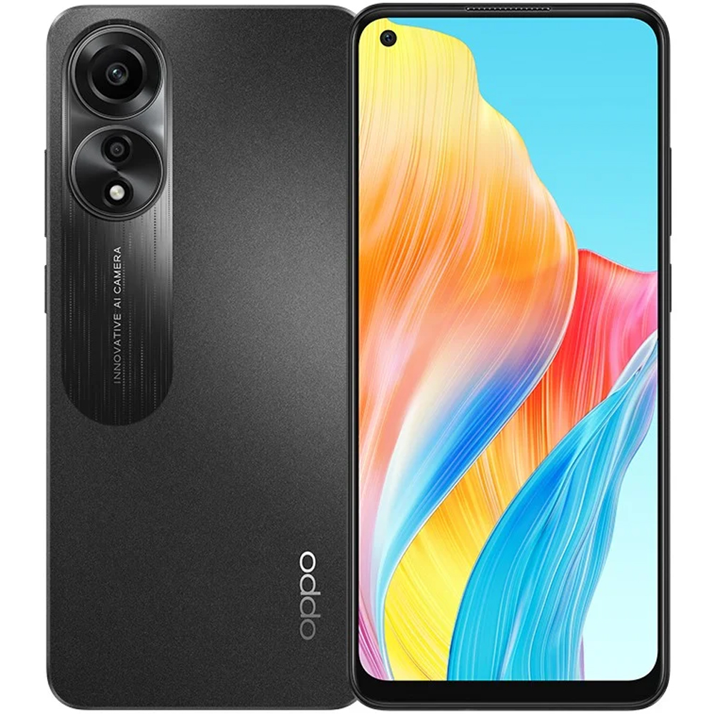 Смартфон OPPO A78 8/256Gb Mist Black - купить в ООО "Торговый Дом ОРИОН", цена на Мегамаркет