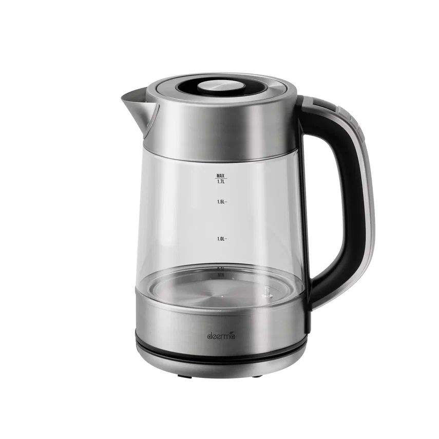 Чайник электрический Deerma Kettle DEM-YS50W 1.7 л серебристый, купить в Москве, цены в интернет-магазинах на Мегамаркет