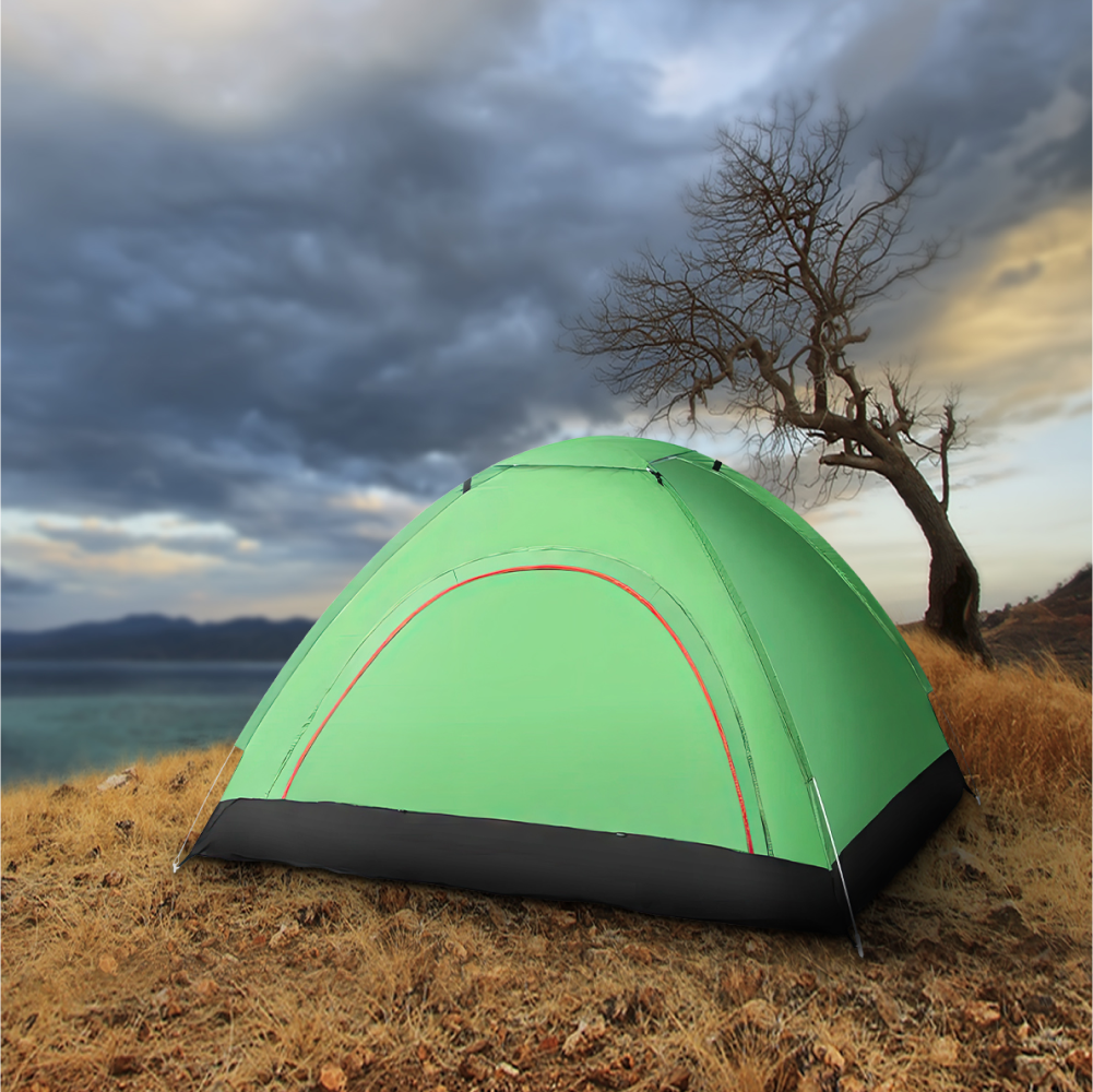 Палатка походная ZDK Tent двухместная, салатовый - купить в Москве, цены на Мегамаркет | 600017336809