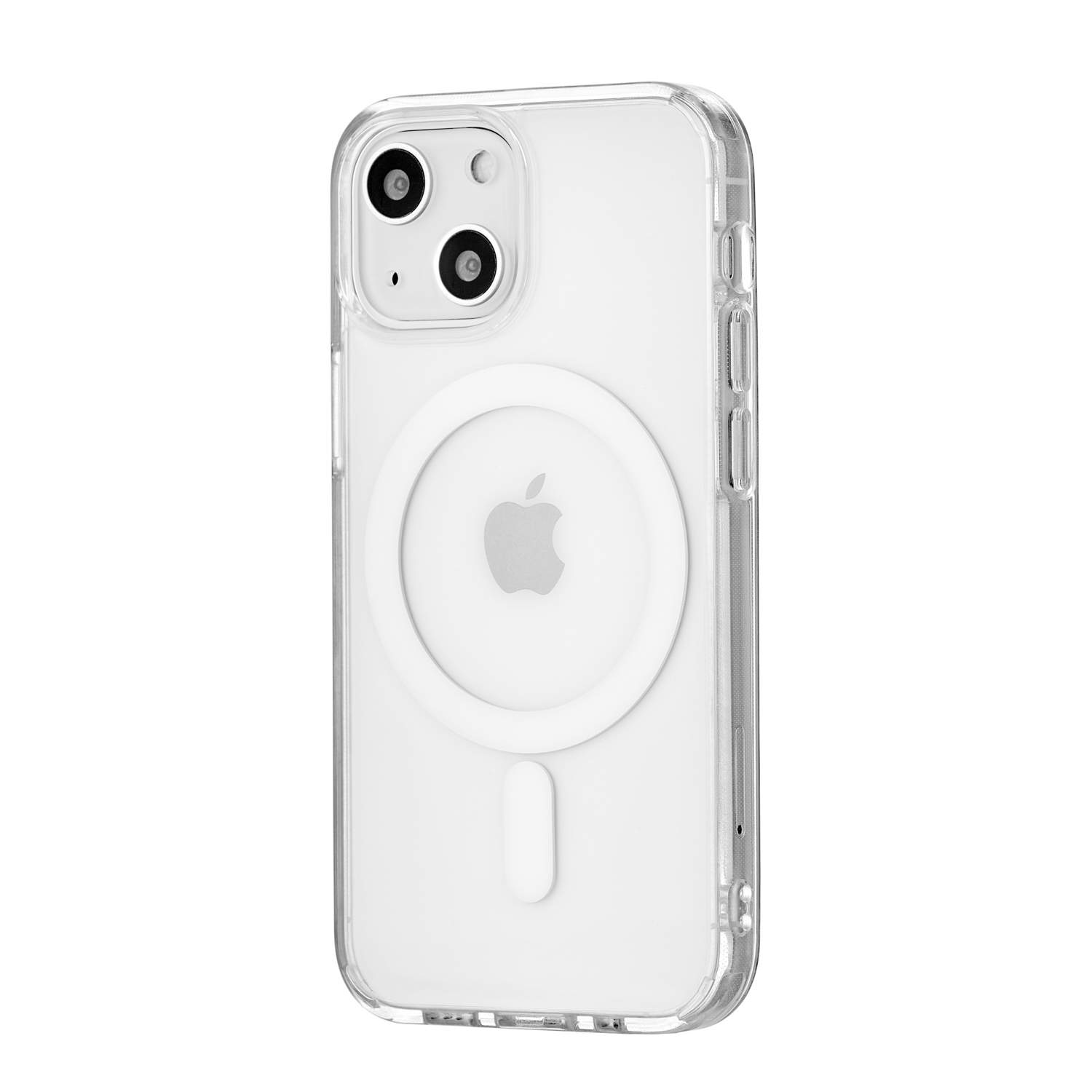 Чехол uBear Real Mag Case для iPhone 13 mini, PC+TPU, MagSafe Compatible,  прозрачный - купить в AD Studio, цена на Мегамаркет