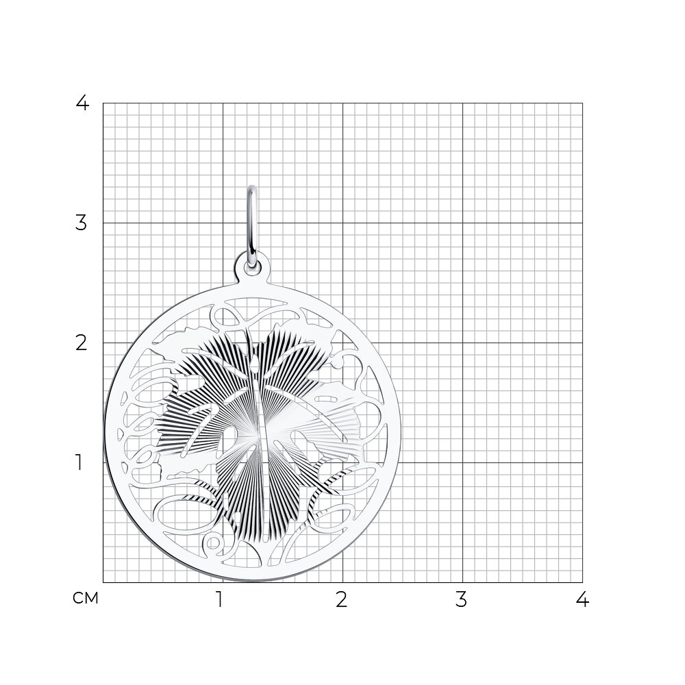 Подвеска из серебра SOKOLOV 94032776