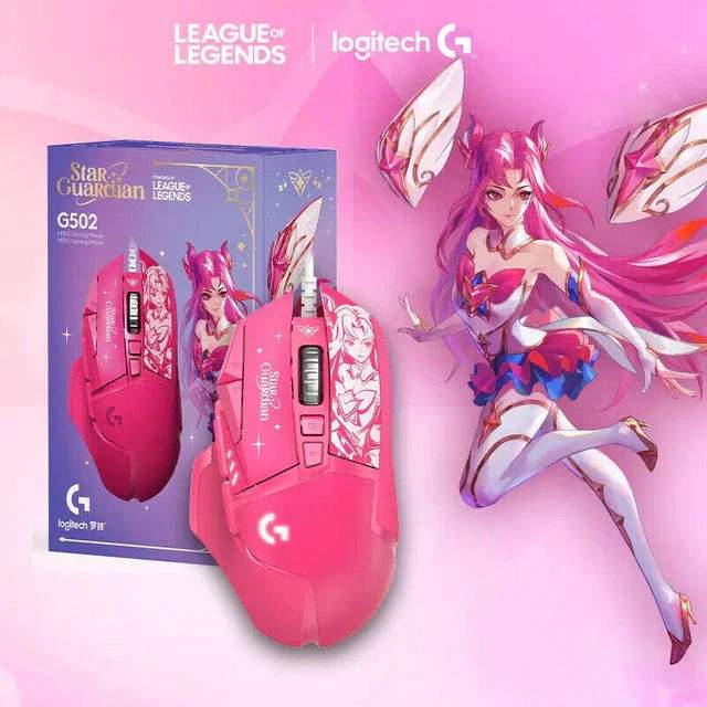 Проводная игровая мышь Logitech G502 Hero LoL Star Guardian Edition