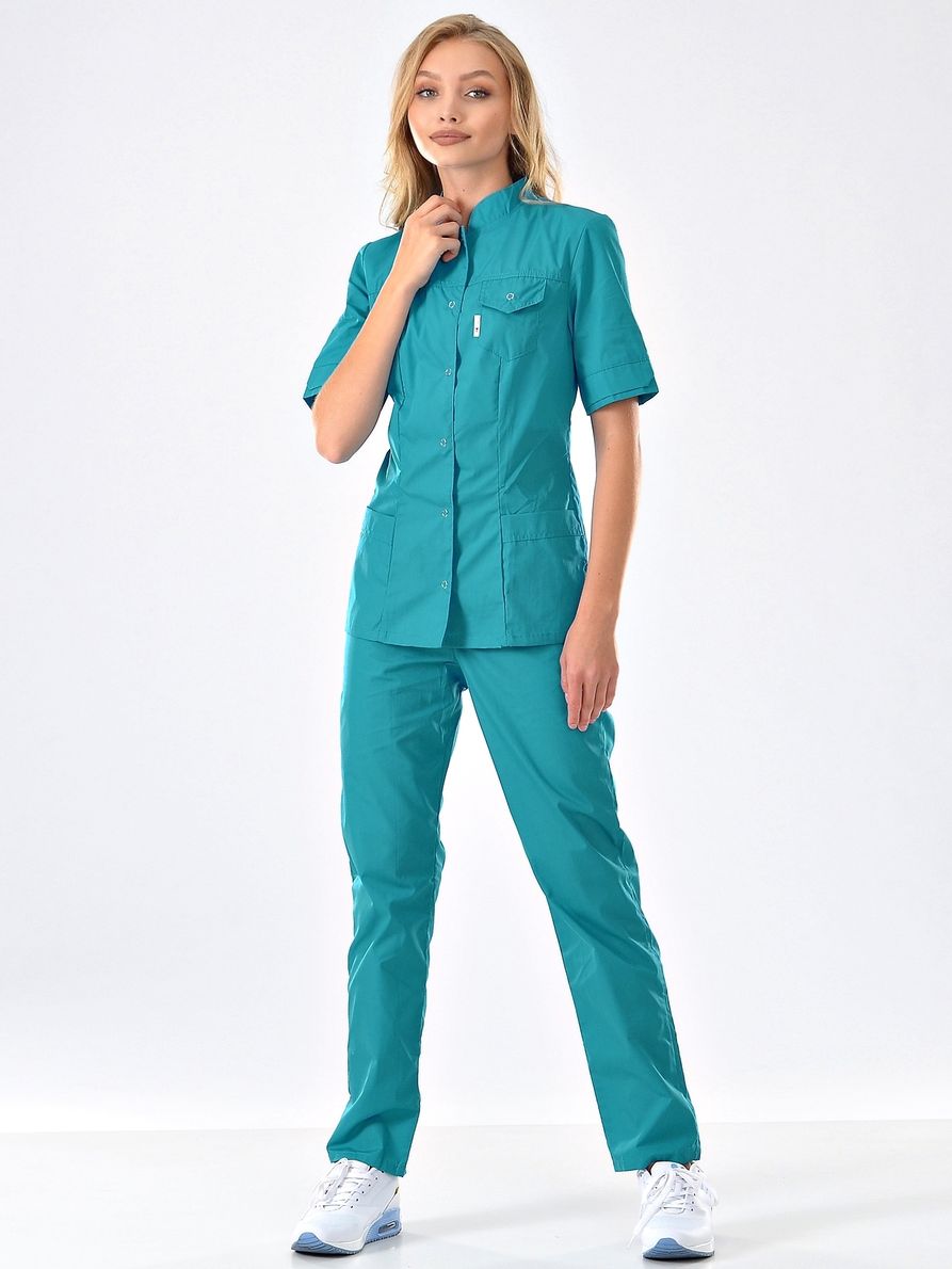 Костюм медицинский женский MedicalWear Марго 107 синий 38 RU