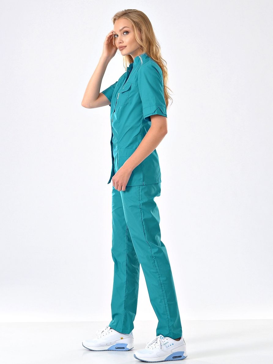 Костюм медицинский женский MedicalWear Марго 107 синий 38 RU