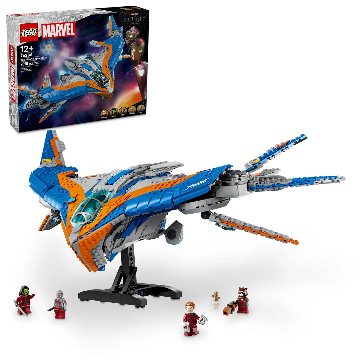 Конструктор Lego Super Heroes Guardians of the Galaxy Стражи Галактики Милано 76286 - купить в Мегамаркет Москва, цена на Мегамаркет