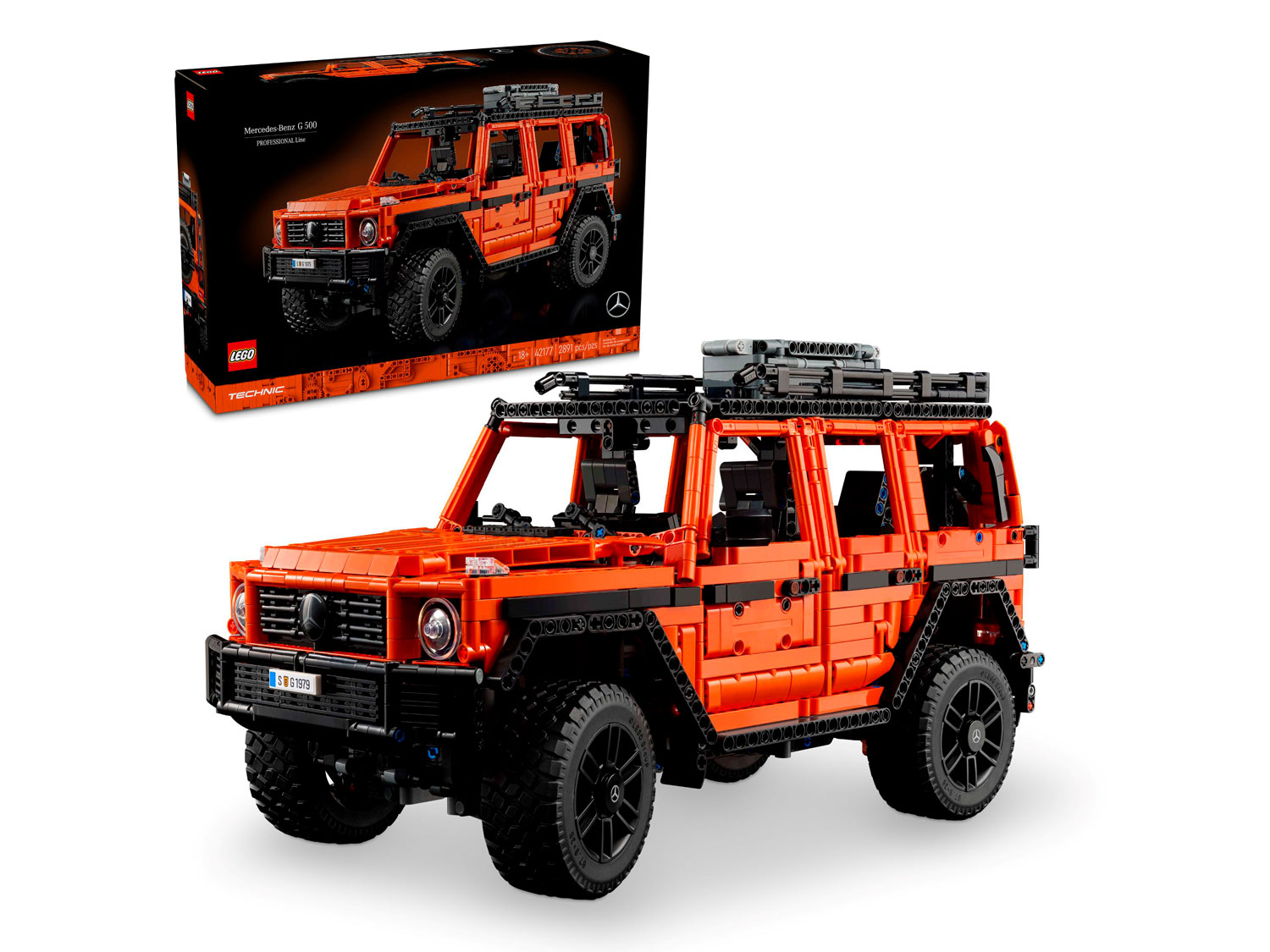 Конструктор Lego Technic Внедорожник Mercedes-Benz G500 Professional Line, 2891 дет.,42177 - купить в BOOMHiT.ru, цена на Мегамаркет