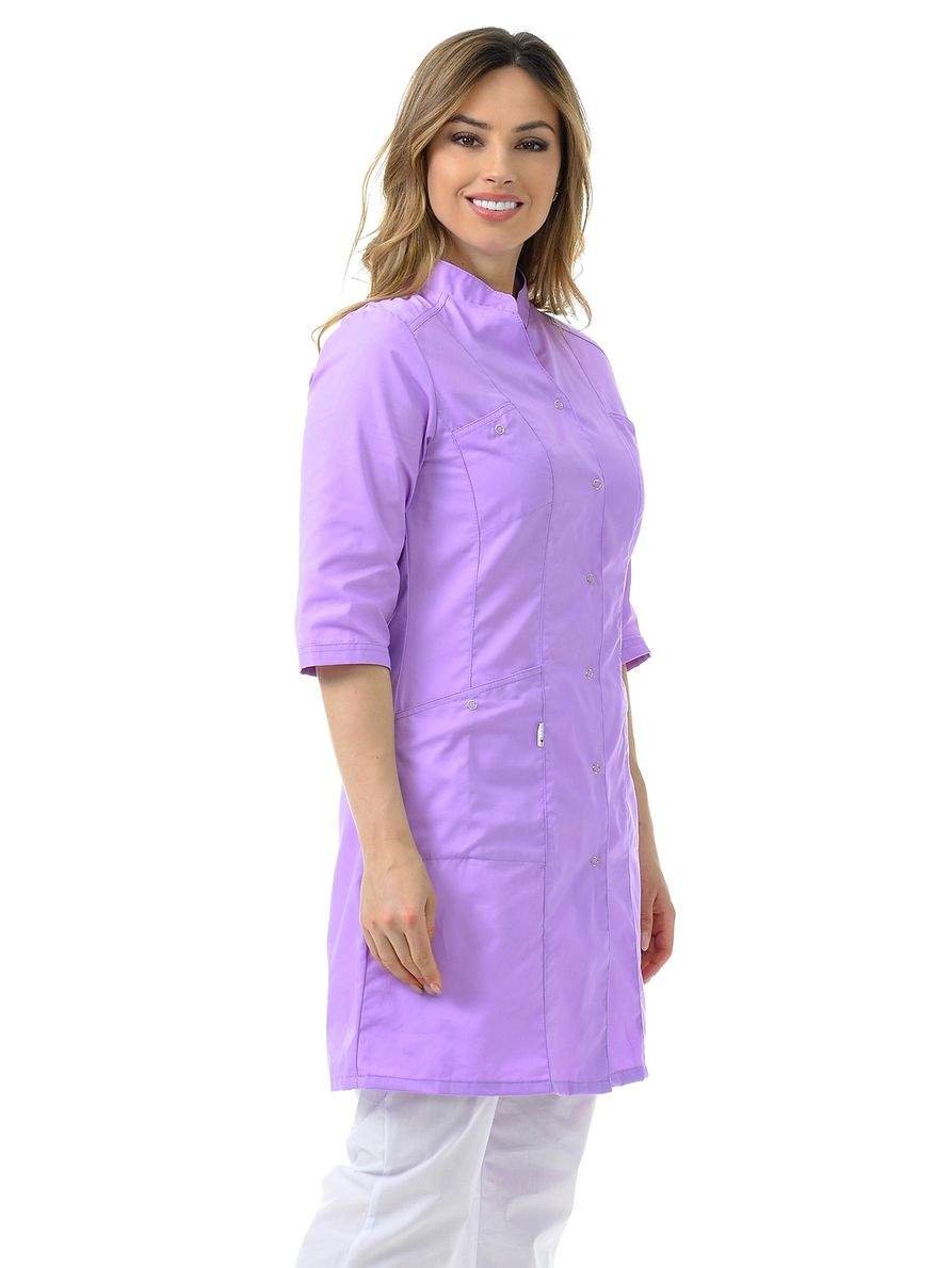 Халат медицинский женский MedicalWear Эльза 002 фиолетовый 56 RU