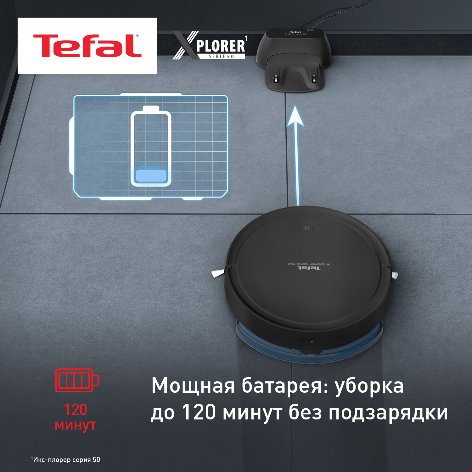 Робот-пылесос Tefal RG7365WH черный - отзывы покупателей на маркетплейсе  Мегамаркет | Артикул: 100029946706