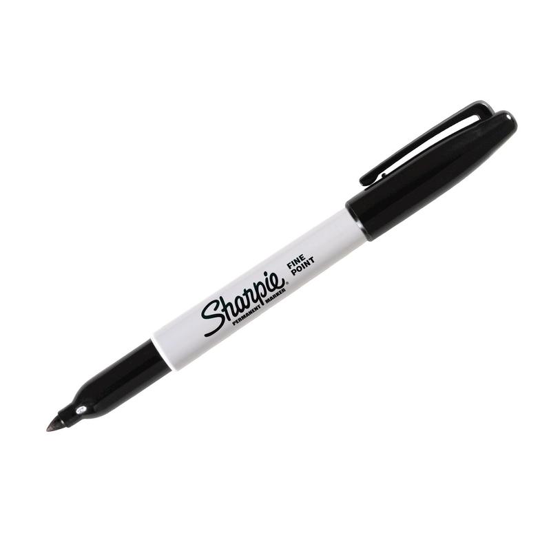 Купить маркер перманентный Paper Mate Sharpie Fine черный толщина линии 0.9 мм, 1010108, цены на Мегамаркет | Артикул: 100029865395