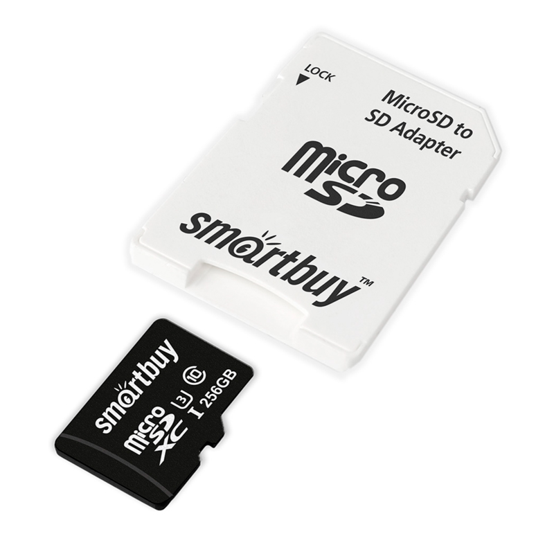 Карта памяти SmartBuy Micro SDXC 256Гб (SB256GBSDCL10U3-01), купить в Москве, цены в интернет-магазинах на Мегамаркет