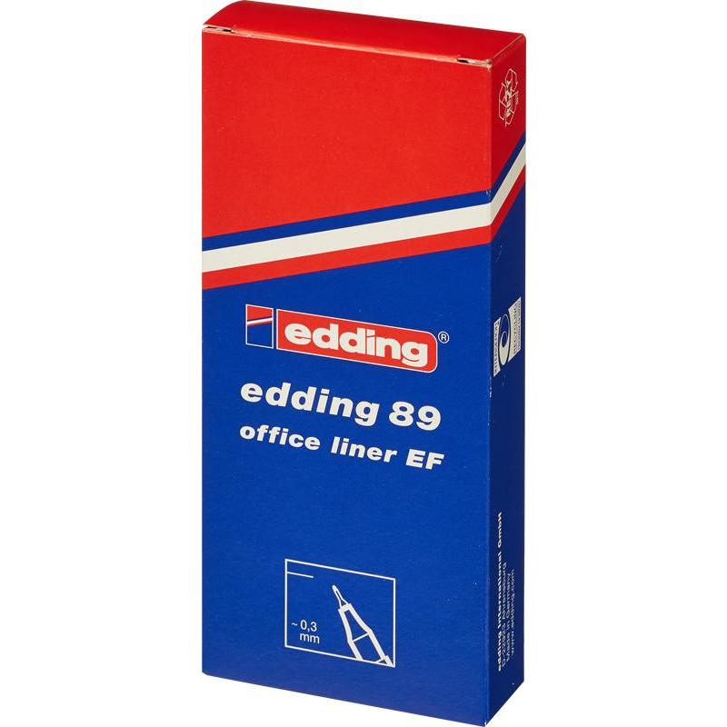 Линер Edding E-89/003 синий 0.3 мм, 42832
