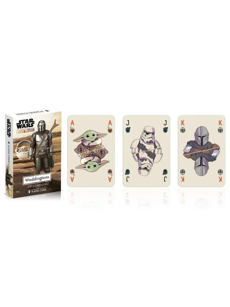 Carte Da Gioco Star Wars The Mandalorian – Mazzo 54 Carte Per Bambini E Adulti, WM00864-EN1-12