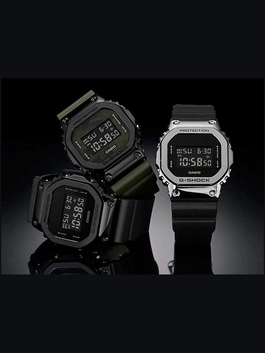 Наручные часы Casio G-SHOCK GM-5600-1ER с хронографом – купить в Москве, цены в интернет-магазинах на Мегамаркет
