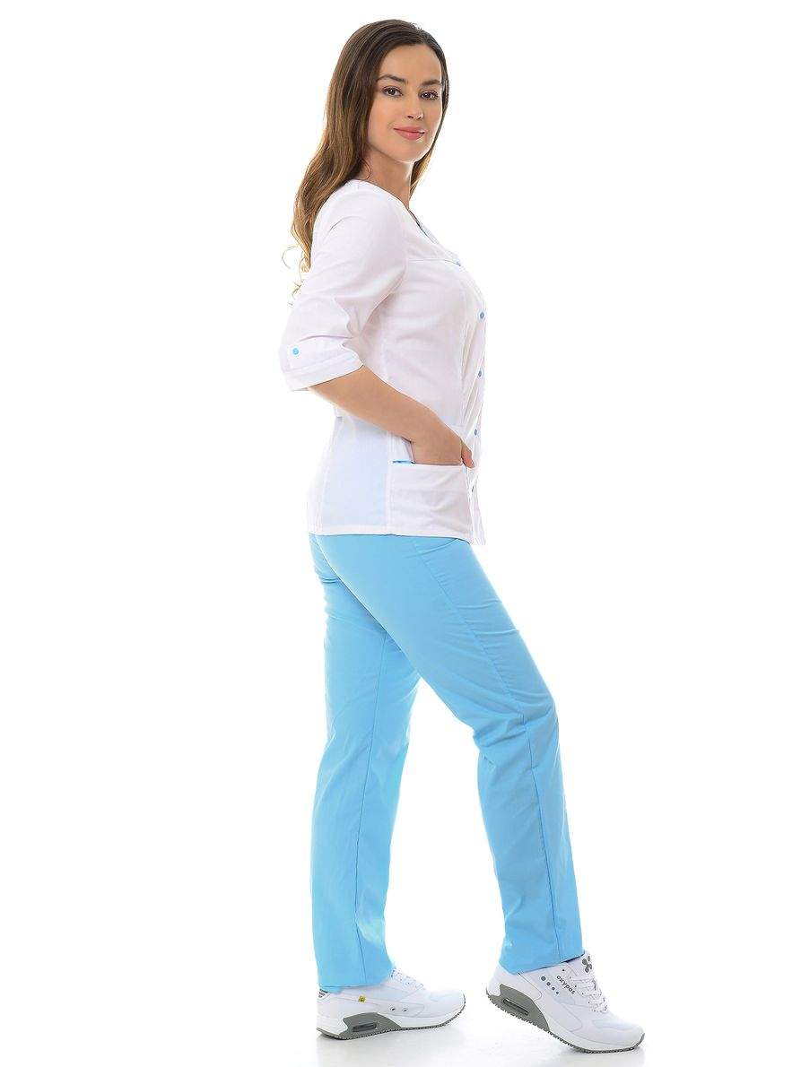 Костюм медицинский женский MedicalWear Милора 113 белый 40 RU