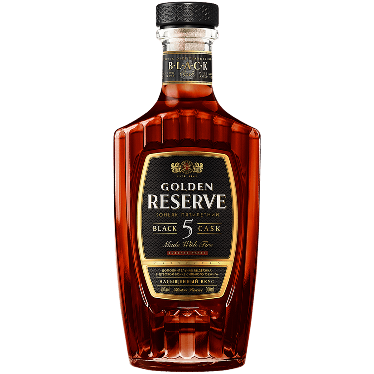 Коньяк Golden Reserve Black Cask 5 лет 0,5 л - купить в ЛЕНТА алкоголь - Купер. Цена по карте лояльности Лента, цена на Мегамаркет