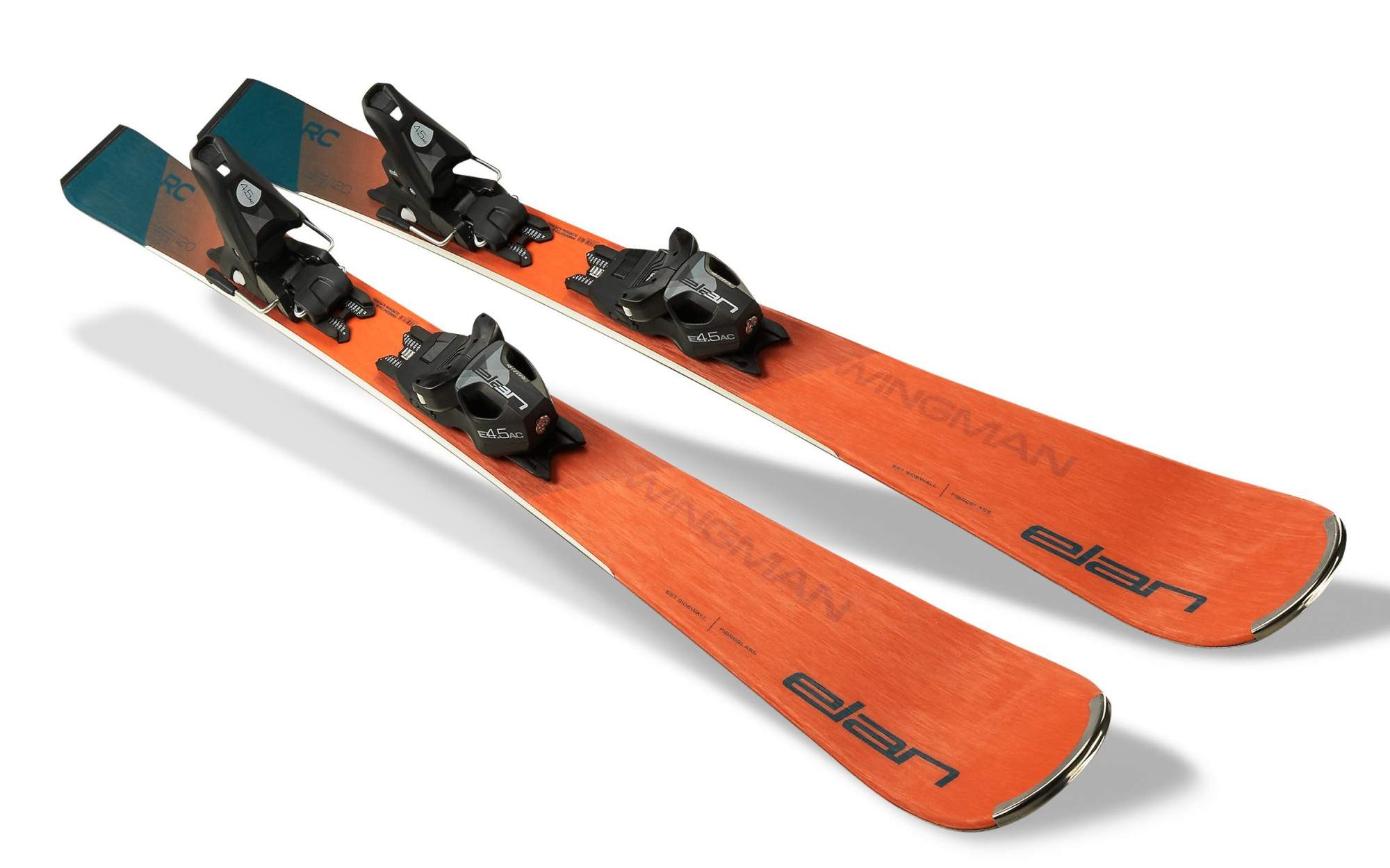 Горные лыжи Elan RC Wingman Shift + EL 7.5 2022 green/orange, 140 см