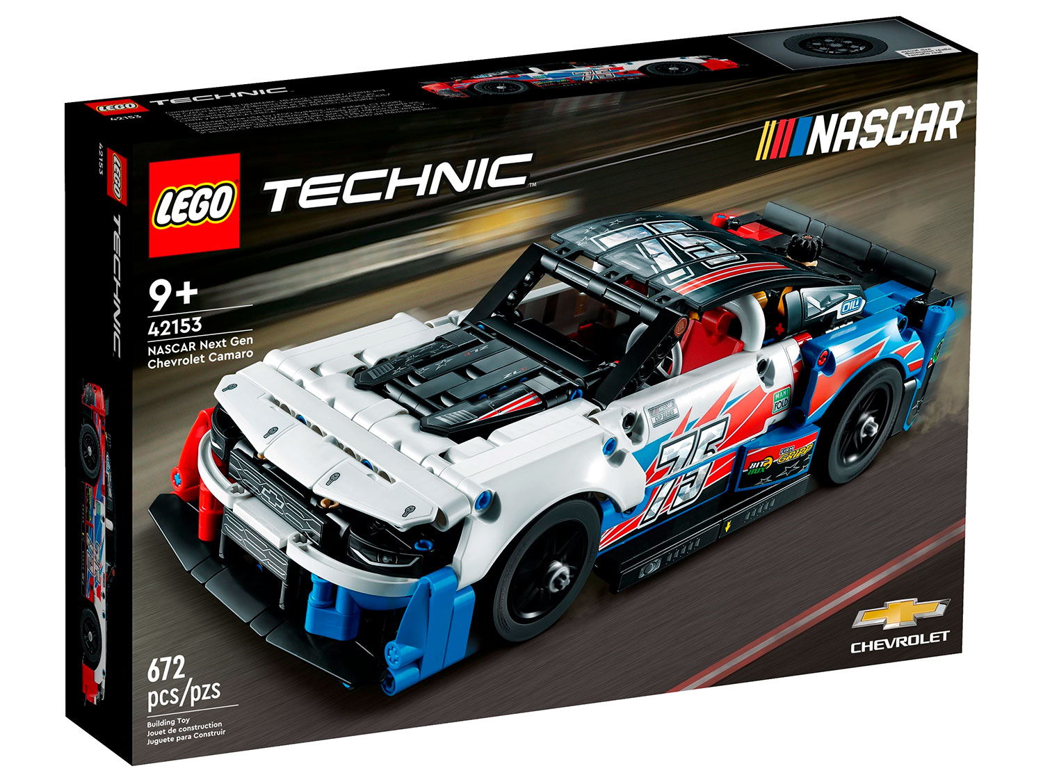 Конструктор LEGO Technic Шевроле Камаро ZL1, 672 деталей, 42153 - купить в Мегамаркет РнД, цена на Мегамаркет