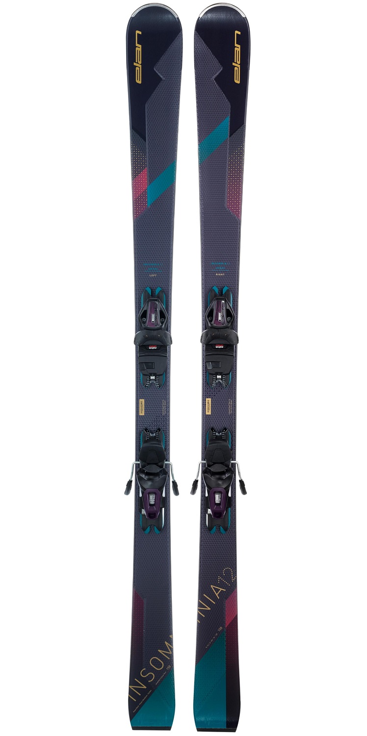 Горные лыжи Elan Insomnia 12 C PS + ELW 9.0 2022 black/purple, 150 см