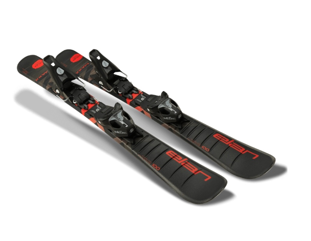 Горные лыжи Elan Maxx QS + EL 4.5 Shift 2022 red, 120 см см