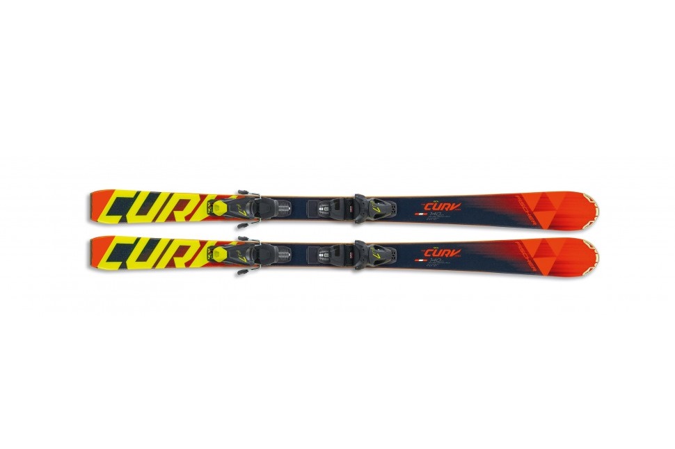 Горные лыжи Fischer RC4 The Curv Pro SLR + FJ7 AC 2020 red, 120 см