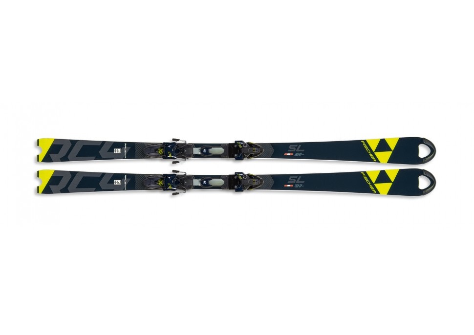 Горные лыжи Fischer RC4 Worldcup SL Women Curv Booster + RC4 Z17 FF 2020 yellow, 158 см