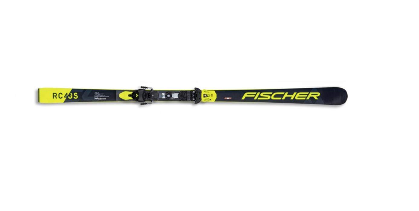 Горные лыжи Fischer RС4 Worldcup GS Jr M/O-Plate + RC4 Z11 FF 2022 yellow, 166 см