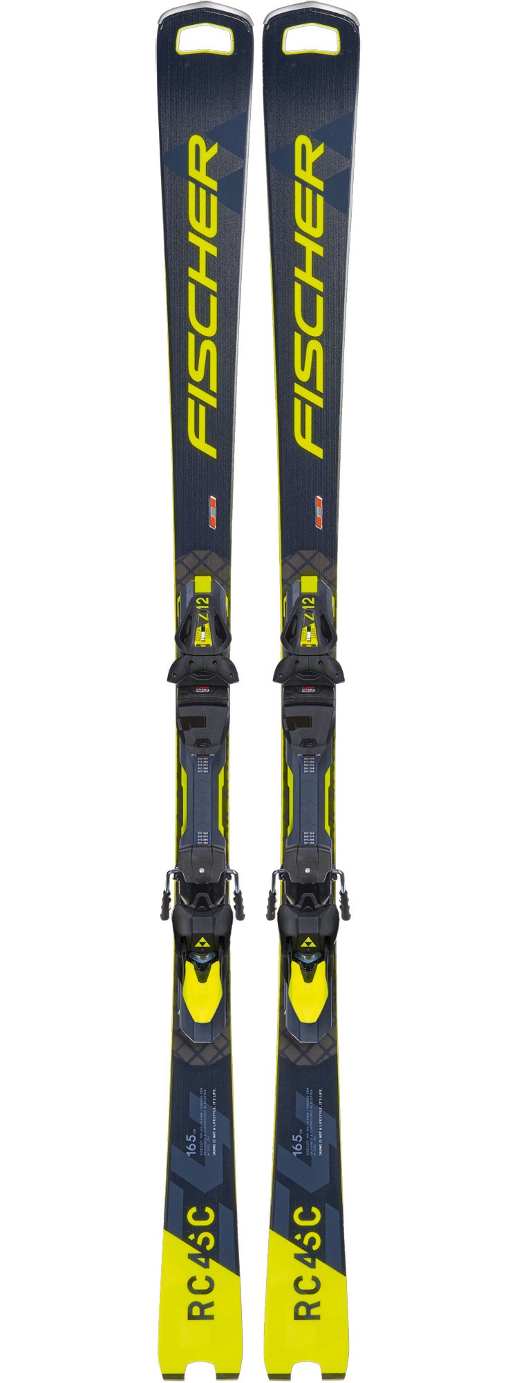 Горные лыжи Fischer RС4 WC SС MT + RС4 Z12 PR 2022 yellow, 160 см