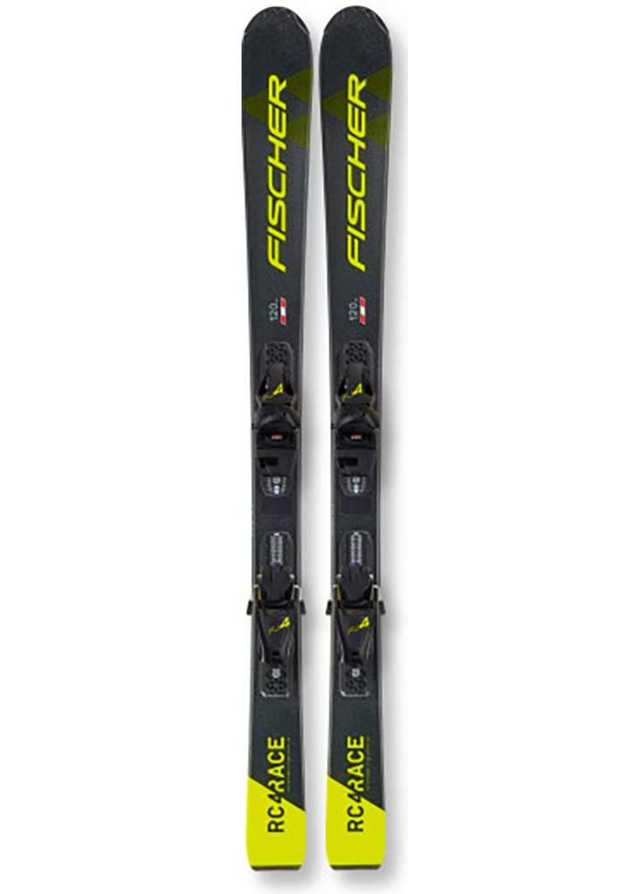 Горные лыжи Fischer RС4 Race Jr SLR + FJ4 AC SLR 2022 black, 110 см
