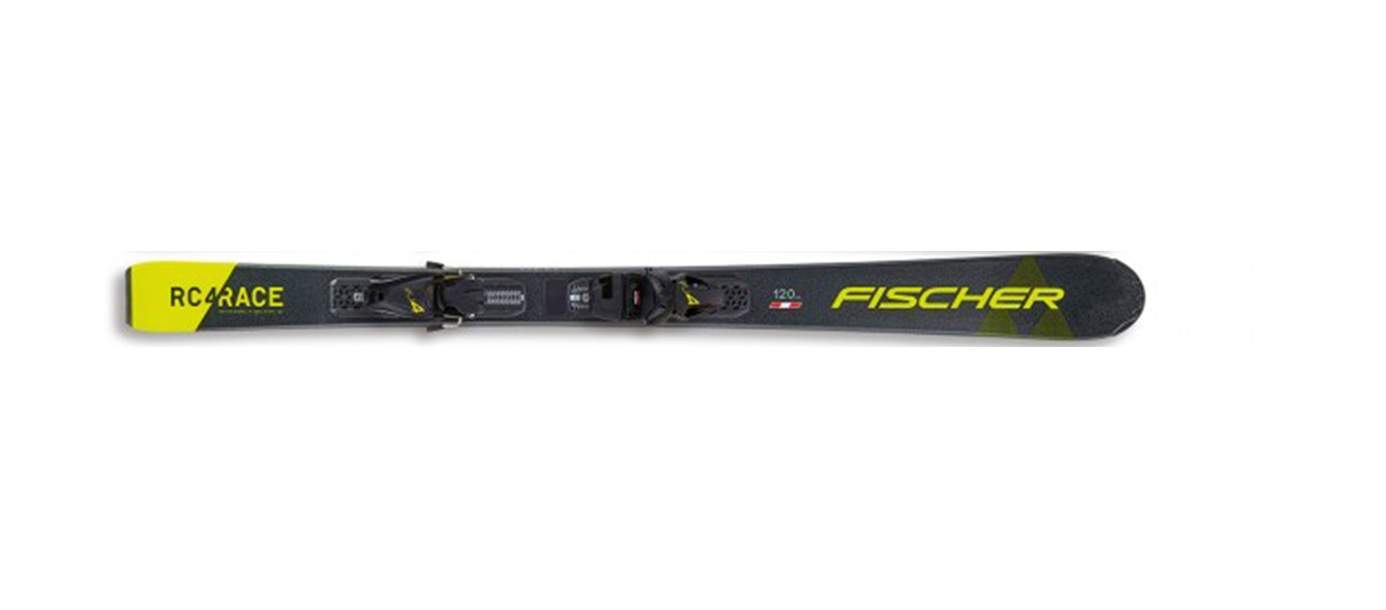 Горные лыжи Fischer RС4 Race Jr SLR + FJ4 AC SLR 2022 black, 110 см